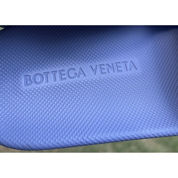 Bottega Veneta Purple Lavender PVC Sandal Flat Slides Made in Italy Lady Size 39 - Picture 3 of 15